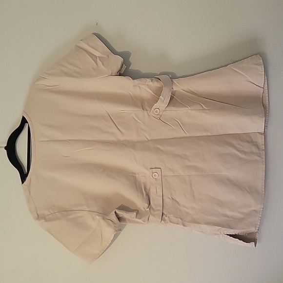 2/$15 Greys Anatomy 3 pocket Mock Wrap in Beige - Picture 5 of 6